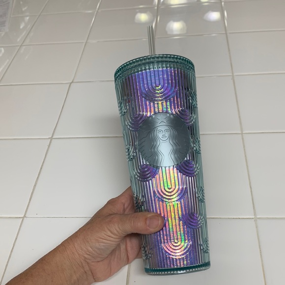 Starbucks Other - 24oz Starbucks Limited Edition Spring 2022 iridescent light green cold …
